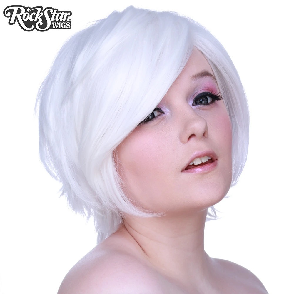 COSPLAY WHITE SHORT CUT WIG